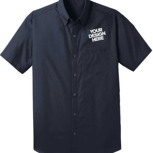 Short Sleeve Carefree Poplin Shirt Thumbnail