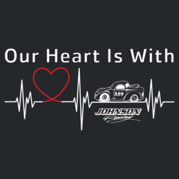 OUR HEART IS WITH - Heavy Blend™ Hooded Sweatshirt - Heavy Blend™ Youth Hooded Sweatshirt Design