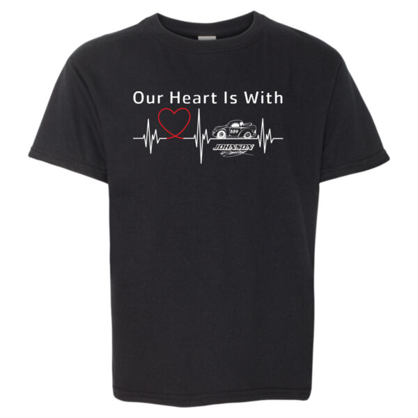 OUR HEART IS WITH - Softstyle® T-Shirt - Softstyle® Youth T-Shirt Thumbnail