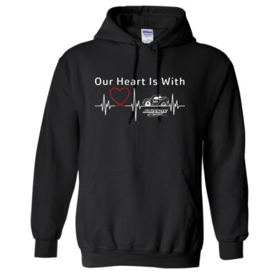 OUR HEART IS WITH - Heavy Blend™ Hooded Sweatshirt - Heavy Blend™ Hooded Sweatshirt Thumbnail