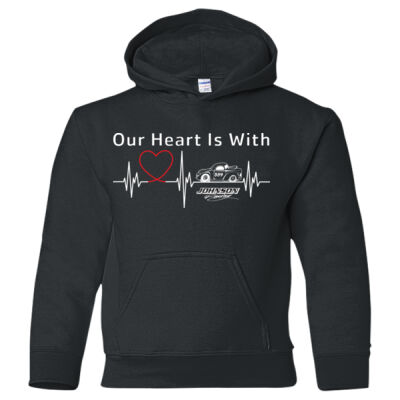OUR HEART IS WITH - Heavy Blend™ Hooded Sweatshirt - Heavy Blend™ Youth Hooded Sweatshirt Thumbnail