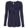 Women's Flowy Long Sleeve V-Neck Tee Thumbnail