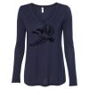 Women's Flowy Long Sleeve V-Neck Tee Thumbnail