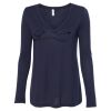 Women's Flowy Long Sleeve V-Neck Tee Thumbnail