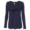 Women's Flowy Long Sleeve V-Neck Tee Thumbnail