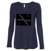 Women's Flowy Long Sleeve V-Neck Tee Thumbnail