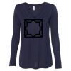 Women's Flowy Long Sleeve V-Neck Tee Thumbnail