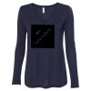 Women's Flowy Long Sleeve V-Neck Tee Thumbnail