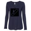 Women's Flowy Long Sleeve V-Neck Tee Thumbnail