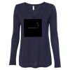 Women's Flowy Long Sleeve V-Neck Tee Thumbnail