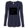 Women's Flowy Long Sleeve V-Neck Tee Thumbnail
