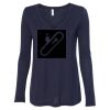 Women's Flowy Long Sleeve V-Neck Tee Thumbnail