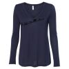 Women's Flowy Long Sleeve V-Neck Tee Thumbnail