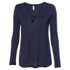 Women's Flowy Long Sleeve V-Neck Tee Thumbnail