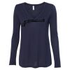 Women's Flowy Long Sleeve V-Neck Tee Thumbnail