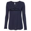 Women's Flowy Long Sleeve V-Neck Tee Thumbnail