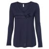 Women's Flowy Long Sleeve V-Neck Tee Thumbnail