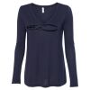 Women's Flowy Long Sleeve V-Neck Tee Thumbnail