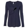 Women's Flowy Long Sleeve V-Neck Tee Thumbnail