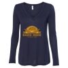 Women's Flowy Long Sleeve V-Neck Tee Thumbnail