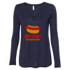 Women's Flowy Long Sleeve V-Neck Tee Thumbnail