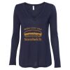 Women's Flowy Long Sleeve V-Neck Tee Thumbnail