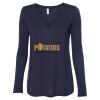 Women's Flowy Long Sleeve V-Neck Tee Thumbnail