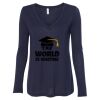 Women's Flowy Long Sleeve V-Neck Tee Thumbnail