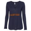 Women's Flowy Long Sleeve V-Neck Tee Thumbnail