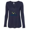 Women's Flowy Long Sleeve V-Neck Tee Thumbnail