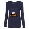 Women's Flowy Long Sleeve V-Neck Tee Thumbnail