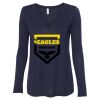 Women's Flowy Long Sleeve V-Neck Tee Thumbnail