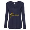 Women's Flowy Long Sleeve V-Neck Tee Thumbnail