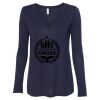 Women's Flowy Long Sleeve V-Neck Tee Thumbnail