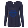 Women's Flowy Long Sleeve V-Neck Tee Thumbnail