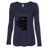 Women's Flowy Long Sleeve V-Neck Tee Thumbnail