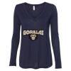 Women's Flowy Long Sleeve V-Neck Tee Thumbnail