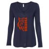 Women's Flowy Long Sleeve V-Neck Tee Thumbnail