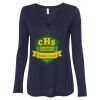 Women's Flowy Long Sleeve V-Neck Tee Thumbnail