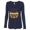Women's Flowy Long Sleeve V-Neck Tee Thumbnail
