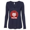 Women's Flowy Long Sleeve V-Neck Tee Thumbnail