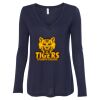 Women's Flowy Long Sleeve V-Neck Tee Thumbnail