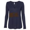 Women's Flowy Long Sleeve V-Neck Tee Thumbnail