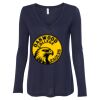 Women's Flowy Long Sleeve V-Neck Tee Thumbnail