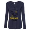 Women's Flowy Long Sleeve V-Neck Tee Thumbnail
