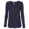 Women's Flowy Long Sleeve V-Neck Tee Thumbnail