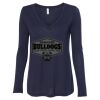 Women's Flowy Long Sleeve V-Neck Tee Thumbnail