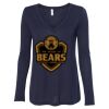 Women's Flowy Long Sleeve V-Neck Tee Thumbnail