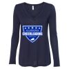 Women's Flowy Long Sleeve V-Neck Tee Thumbnail