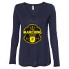 Women's Flowy Long Sleeve V-Neck Tee Thumbnail